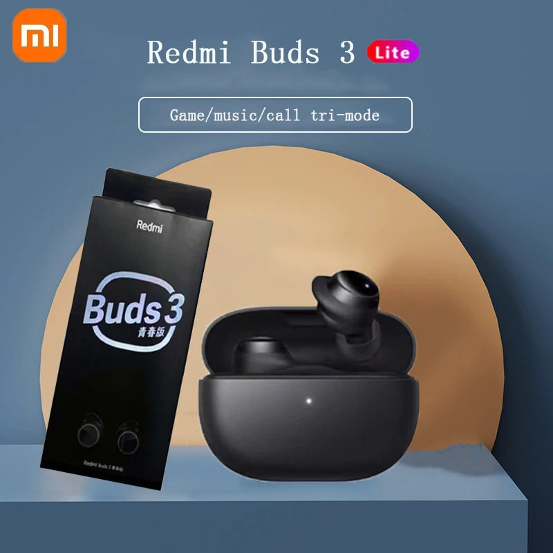 Xiaomi Redmi Buds 3 Lite  Wireless Bluetooth Headphones 5.2 Bluetooth Headphones Sports Headphones in-Ear Headphones con este producto olvídate de la incomodidad al usar tus audífonos con la calidad y alta tecnología de re
