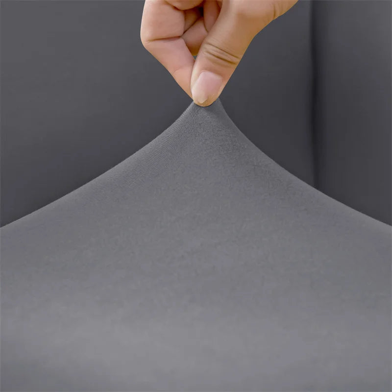 Funda elástica de color sólido para sillón de oficina (1 unidad). Funda para silla de ordenador con elevador y giratoria.