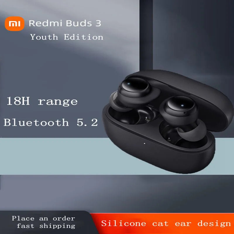Xiaomi Redmi Buds 3 Lite  Wireless Bluetooth Headphones 5.2 Bluetooth Headphones Sports Headphones in-Ear Headphones con este producto olvídate de la incomodidad al usar tus audífonos con la calidad y alta tecnología de re
