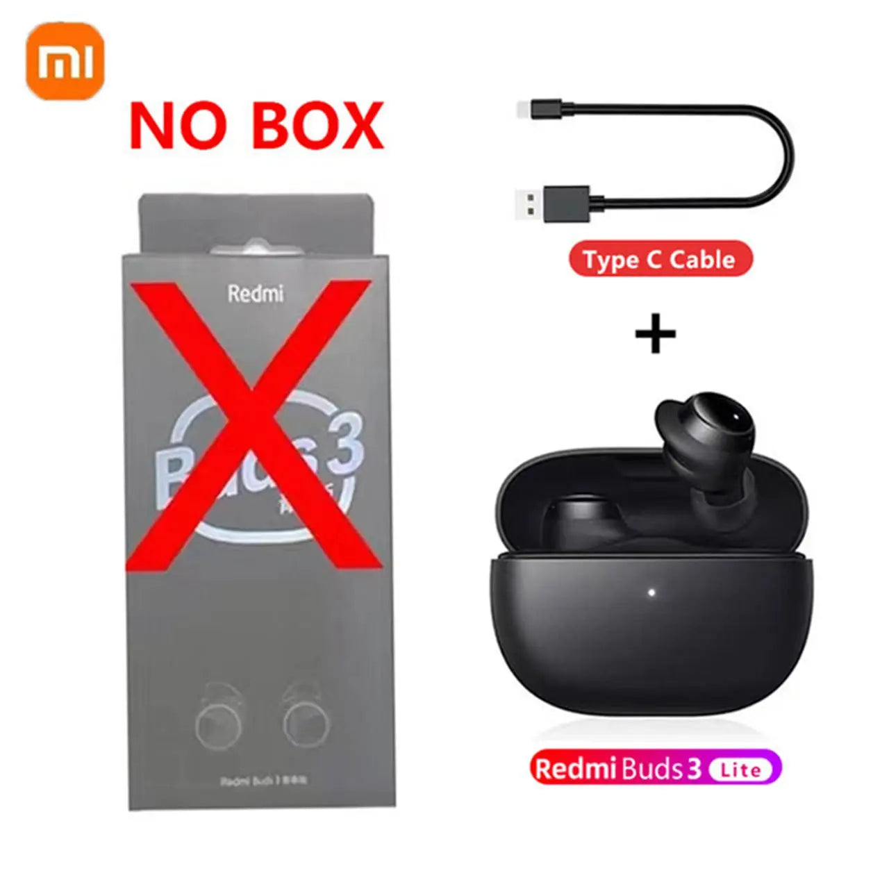 Xiaomi Redmi Buds 3 Lite  Wireless Bluetooth Headphones 5.2 Bluetooth Headphones Sports Headphones in-Ear Headphones con este producto olvídate de la incomodidad al usar tus audífonos con la calidad y alta tecnología de re