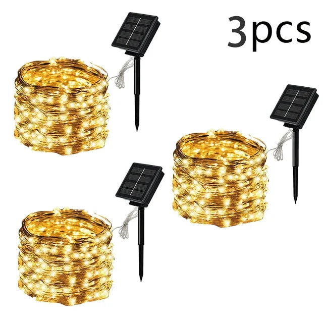 7m/12m/22m/32m LED Solar Light Outdoor , este producto es todo lo que buscas si estas necesitando luces con recarga solar , esta es una opción sustentable si buscas reducir la huella de carbono