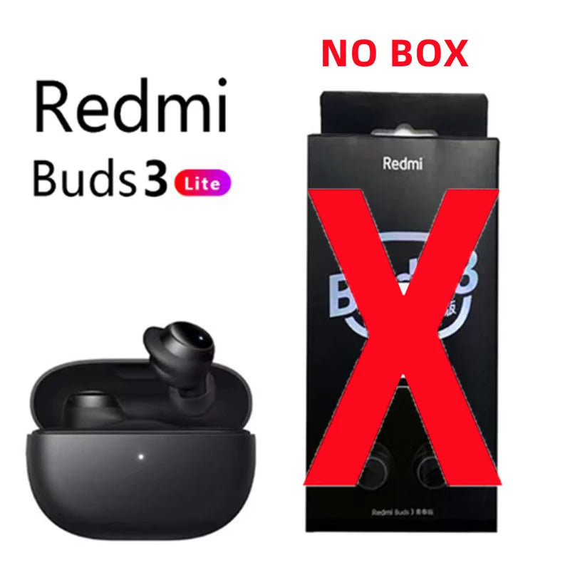Xiaomi Redmi Buds 3 Lite  Wireless Bluetooth Headphones 5.2 Bluetooth Headphones Sports Headphones in-Ear Headphones con este producto olvídate de la incomodidad al usar tus audífonos con la calidad y alta tecnología de re