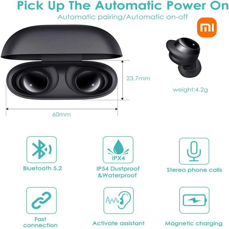 Xiaomi Redmi Buds 3 Lite  Wireless Bluetooth Headphones 5.2 Bluetooth Headphones Sports Headphones in-Ear Headphones con este producto olvídate de la incomodidad al usar tus audífonos con la calidad y alta tecnología de re